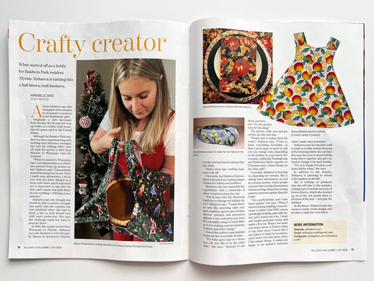 Baldwin Park Living magazine. June 2022. Annabelle Sikes.