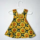 Reversible cotton dress “Sunflowers”