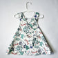 Reversible cotton dress “Underwater” in white