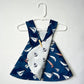 Reversible cotton dress “Nautical”