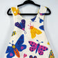 Spooky reversible dress “The silence of the moths” in white