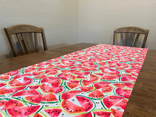 Reversible table runner "Watermelon"