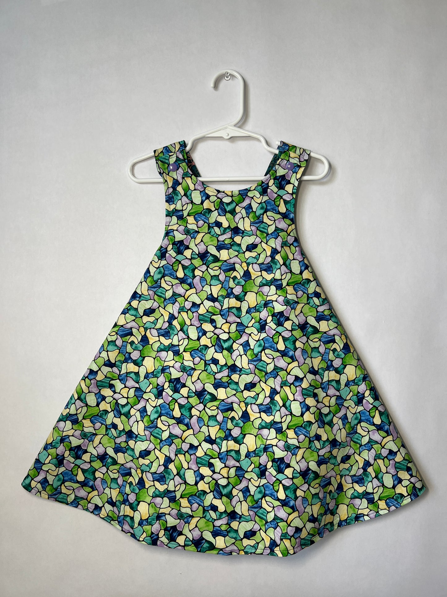 Reversible cotton dress "Mosaic”
