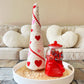 Valentine’s Day yarn trees