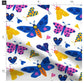 Fabric “The silence of the moths” (white background)