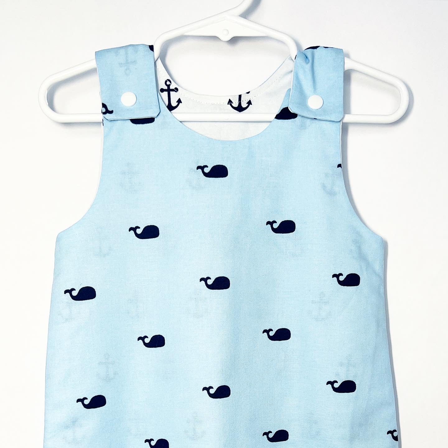Romper without inseam opening