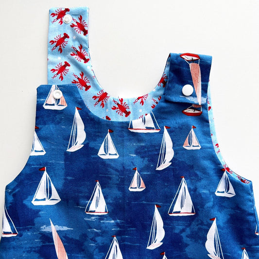 Romper with inseam opening