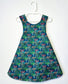 Reversible cotton dress “Underwater and Fireworks”