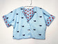 Reversible jacket “Whales and Lobsters”