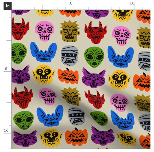 Monsters (ivory background)