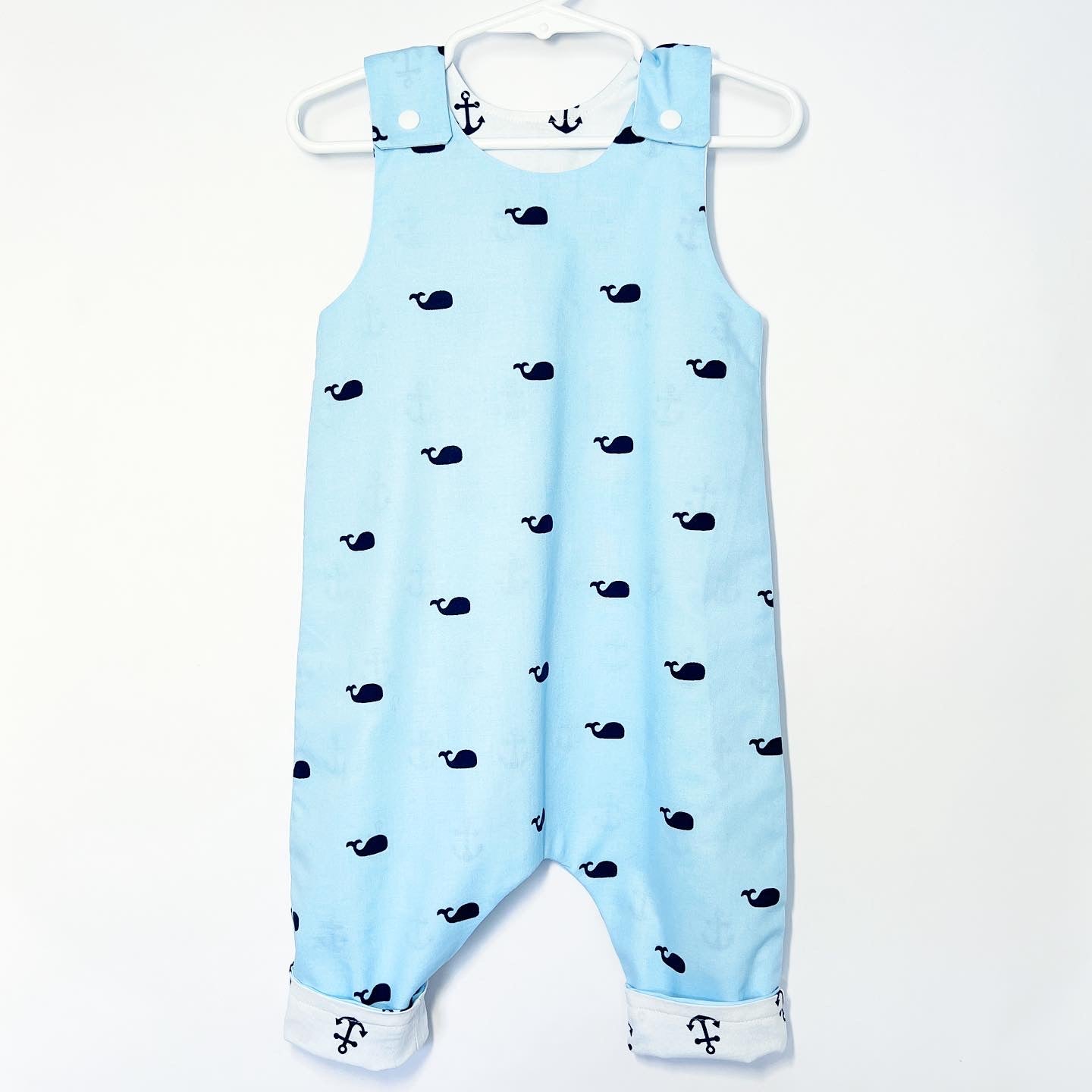 Romper without inseam opening