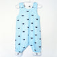Romper without inseam opening