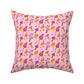 Fabric “Spooky mushrooms” (pink background)