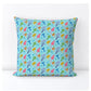 Fabric “Spooky mushrooms” (blue background)