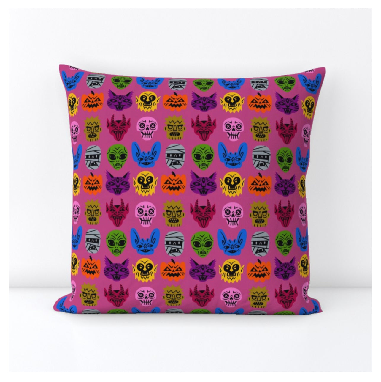 Monsters (pink background)