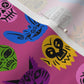 Monsters (pink background)