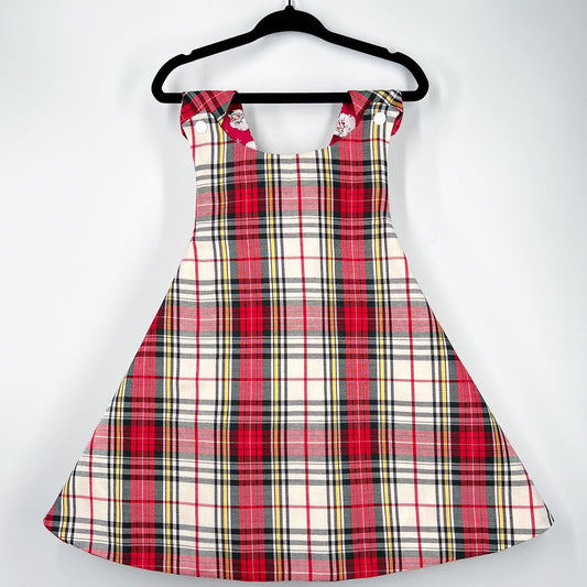 Christmas reversible dress “Plaid”