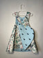Reversible cotton dress "Underwater and Wheals”