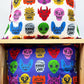 Reversible Halloween throw pillows “Monsters”