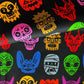 Monsters (black background)