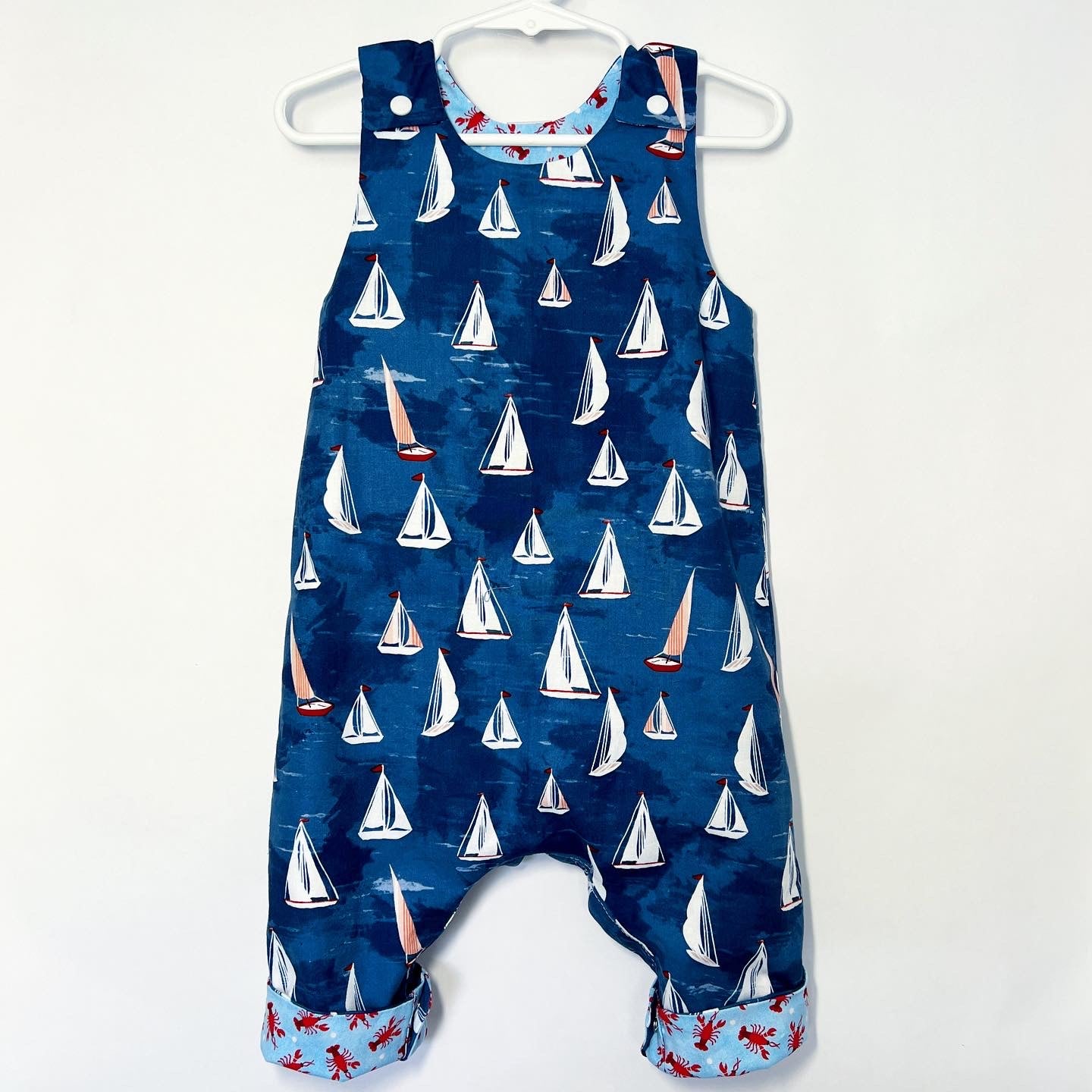 Romper with inseam opening
