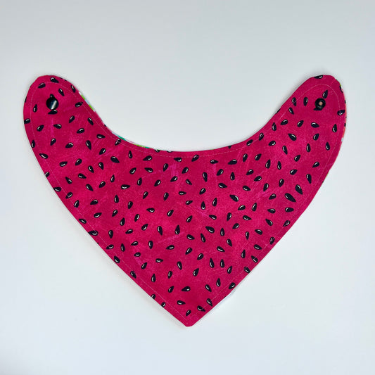 Reversible Bandana Bib "Watermelon"