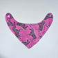 Reversible Bandana Bib "Polka Dots"